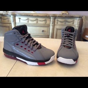 Gray Nike Air Jordan's size 9.5